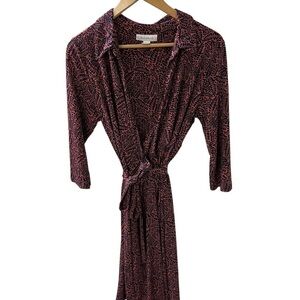 Motherhood maternity wrap dress, S ize L, Polyester/ Spandex